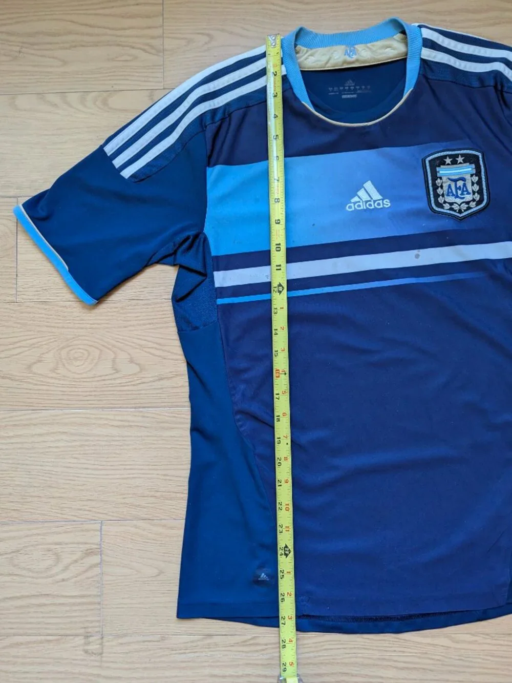VINTAGE! Adidas Argentina AFA 2011 Away Jersey Navy Blue ClimaCool (Mens Small)